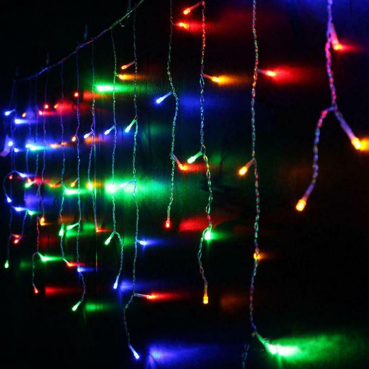 Kerst Gordijn 3.5 x 0.3 Meter - RGB, Diversen, Kerst, Nieuw, Ophalen of Verzenden