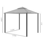 TRUUSK 3m X 3m Terrasoverkapping Met Aluminium Luifel, Verzenden, Nieuw