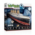 Wrebbit 3D Puzzel - Titanic (440 stukjes) | Wrebbit -, Hobby en Vrije tijd, Verzenden, Nieuw