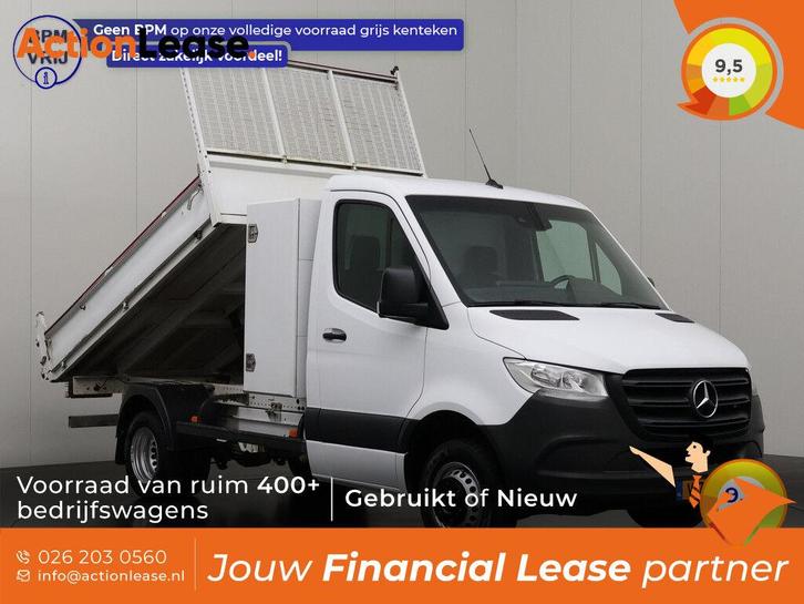 Mercedes Sprinter Kipper L4 H1 2020 Diesel Handgeschakeld, Auto's, Mercedes-Benz, Te koop, Zwart, Handgeschakeld, Financial lease