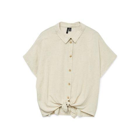 Vero Moda Blouse met korte mouwen VMTHEA SS TIE SHIRT, Kleding | Dames, Blouses en Tunieken, Nieuw, Verzenden