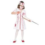 Zombie zuster kostuum kind, Nieuw, Feestartikel, Verzenden