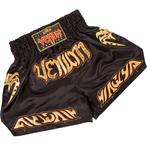 Venum Tribal Muay Thai Fight Shorts Zwart Goud, Nieuw, Maat 46 (S) of kleiner, Ophalen of Verzenden, Venum