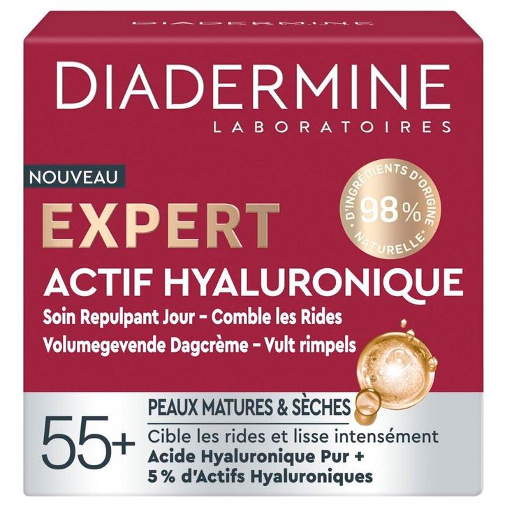 Diadermine Expert Hyaluron Actif Dagcréme, Sieraden, Tassen en Uiterlijk, Uiterlijk | Lichaamsverzorging, Nieuw, Verzenden