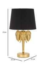 TAFELLAMP OLIFANT CM Ø 25X43, Huis en Inrichting, Lampen | Tafellampen, Ophalen of Verzenden, Nieuw