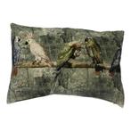 groot kussen fluweel charming parkieten en kaketoes 40x60cm*, Verzenden, Nieuw