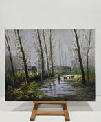 Antonio Sadurní (1927-2014) - Bajo la niebla - NO RESERVE, Antiek en Kunst, Kunst | Schilderijen | Klassiek