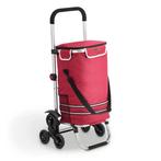 Boodschappentrolley 3in1 - 56L - Voor Trappen - Rood, Verzenden, Nieuw