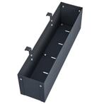 Hangende plantenbak - kliko ombouw - 50x12x15cm - antraciet, Tuin en Terras, Bloembakken en Plantenbakken, Ophalen of Verzenden