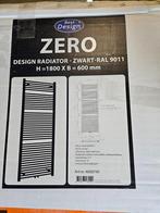 Handdoekradiator Best Design Zero Recht 180x60 cm Zwart, Doe-het-zelf en Verbouw, Verwarming en Radiatoren, Nieuw, Ophalen of Verzenden