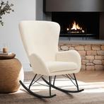 Schommelstoel Swing met stalen glijders en dikke bekleding -, Verzenden, Nieuw