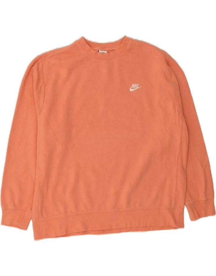 NIKE Mens Sweatshirt Jumper XL Orange Cotton, Kleding | Heren, Truien en Vesten, Verzenden