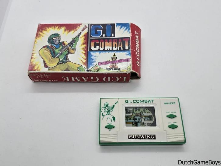 LCD Game - Sunwing - SG-875 - G.I. Combat - Boxed, Spelcomputers en Games, Spelcomputers | Overige, Gebruikt, Verzenden