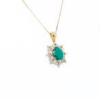 Zonder Minimumprijs - Ketting met hanger - 14 karaat Geel, Sieraden, Tassen en Uiterlijk, Antieke sieraden