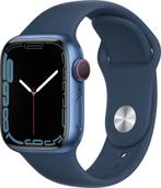 Apple Watch Series 7 - 41 mm - 4G - GPS - Blauw, Verzenden, Zo goed als nieuw