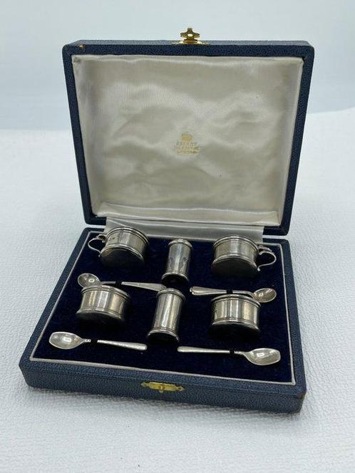Cruet set, Condimentary set - Asprey & Co Ltd, London -, Antiek en Kunst, Antiek | Goud en Zilver