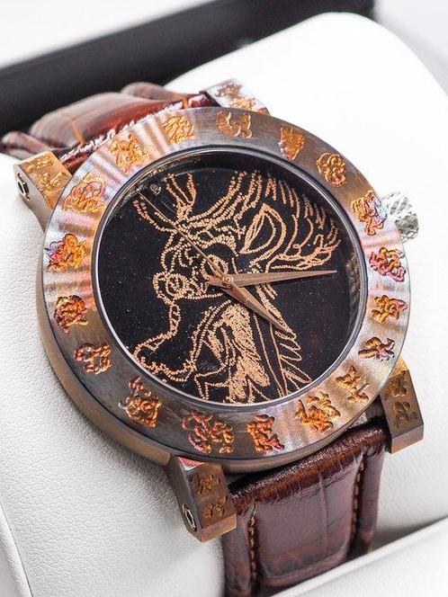 ArtyA - Skull Art - Zonder Minimumprijs - * 1/1 Unique Piece, Sieraden, Tassen en Uiterlijk, Horloges | Heren