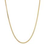 Gouden lengtecollier gourmet 14 krt 47.5 cm, Sieraden, Tassen en Uiterlijk, Kettingen, Ophalen of Verzenden, Nieuw