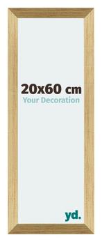 Fotolijst 20x60 cm - Goud Glans - MDF - Mura, Huis en Inrichting, Woonaccessoires | Lijsten, Verzenden, Nieuw