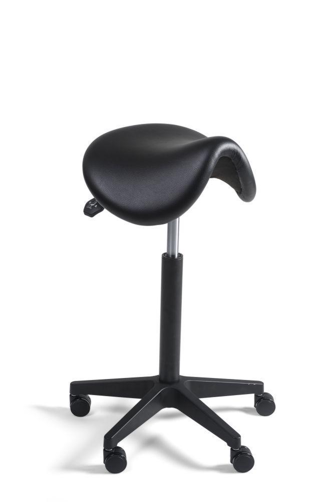 zadelkruk zithoekverstelling PVC nylon zwart, Huis en Inrichting, Barkrukken, Ophalen of Verzenden