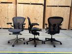 Herman Miller Aeron Remastered Onyx/Graphite/Polished, Verzenden, Zwart, Zo goed als nieuw, Bureaustoel