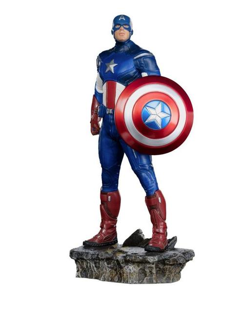 Avengers Infinity Saga - Captain America (Battle of NY) 1/10, Verzamelen, Beelden en Beeldjes, Ophalen of Verzenden