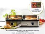 DOMO DO9259G Grillplaat Barbecue Genius - 2 temperatuurzones, Verzenden, Nieuw