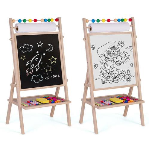 Dubbelzijdig schrijfbord - 62x28x44 cm - incl. veel acces..., Kinderen en Baby's, Babykleding | Baby-kledingpakketten, Nieuw, Ophalen of Verzenden