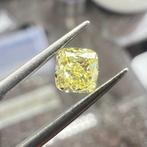 1 pcs Diamant  (Natuurlijk gekleurd)  - 0.52 ct - Cushion -, Nieuw