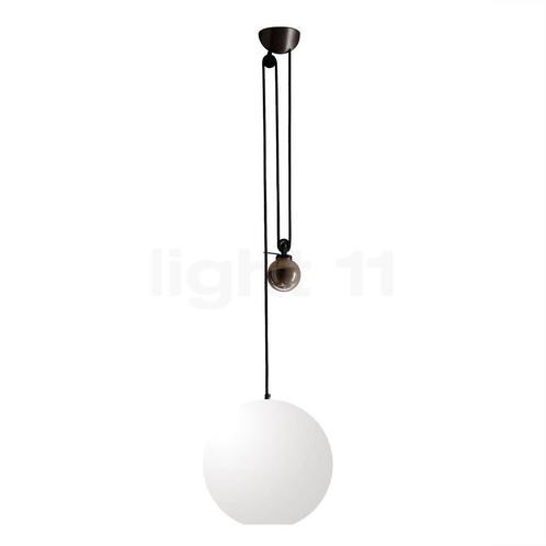 Artemide Aggregato Saliscendi Hanglamp, opaal - lampenkap bo, Huis en Inrichting, Lampen | Hanglampen, Nieuw, Verzenden