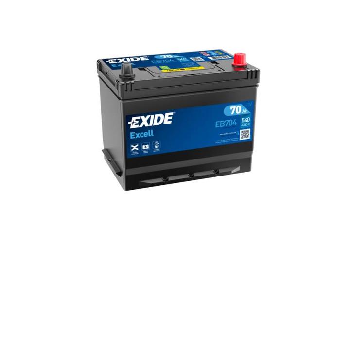 Exide Excell accu | EB704 | 12V 70Ah, Auto-onderdelen, Accu's en Toebehoren, Ophalen of Verzenden