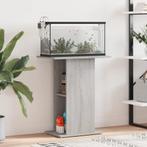 vidaXL Aquariumstandaard 60,5x36x72,5 cm bewerkt hout grijs, Verzenden, Nieuw