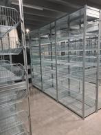 Draadmand 530x986x240 mm (LxBxH) glansverzinkt, gebruikt -, Zakelijke goederen, Kantoor en Winkelinrichting | Magazijn, Stelling en Opslag