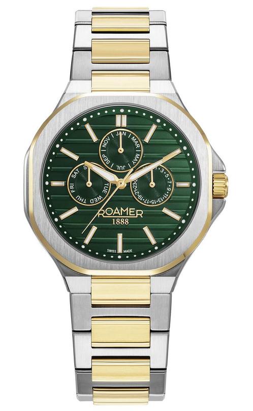 Roamer Spirit of Time 995989 47 75 20 horloge 42 mm, Sieraden, Tassen en Uiterlijk, Horloges | Heren, Staal, Nieuw, Staal, Overige merken