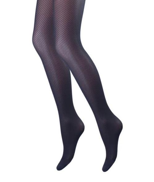 Panty - Visgraat - Marine, Kleding | Dames, Leggings, Maillots en Panty's, Verzenden