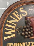 Wines and Spirits - Reclamebord - 3D - Hout, Antiek en Kunst