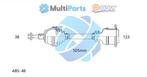 ODM Multiparts Aandrijfas VW ABS Links / Rechts, Verzenden, Nieuw