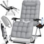 Ligstoel opvouwbaar - 2 in 1 ligstoel / tuinstoel - met, Tuin en Terras, Verzenden, Nieuw