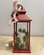 LUCOZA Kerstlantaarn | LED kaars | met timer | Glas/metaal |, Diversen, Nieuw