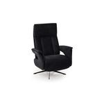 Relaxfauteuil Haarlo - relaxfauteuils - Zwart, Nieuw, Zwart, Stof