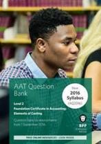 AAT - Elements of Costing: Question Bank by BPP Learning, Gelezen, Bpp Learning Media, Verzenden