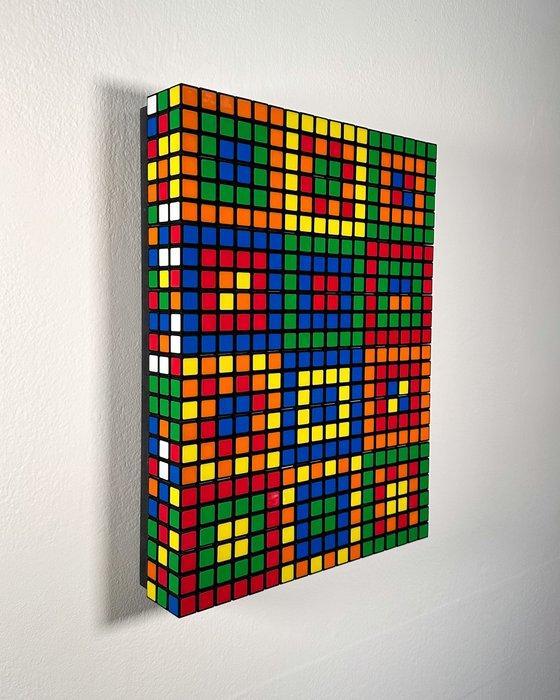 Giovanni Contardi - Rubiks Cube Mosaic - Chromatic Modules, Antiek en Kunst, Kunst | Designobjecten