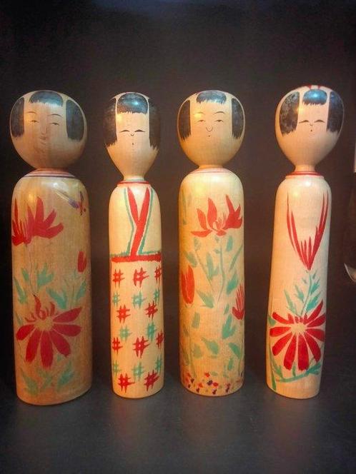 Abe Heishiro - Beeldje, Zeven mooie oude Vintage, Antiek en Kunst, Curiosa en Brocante