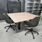 Grote vierkante vergadertafel met nieuw blad - 160x160 cm, Ophalen of Verzenden, Nieuw in verpakking
