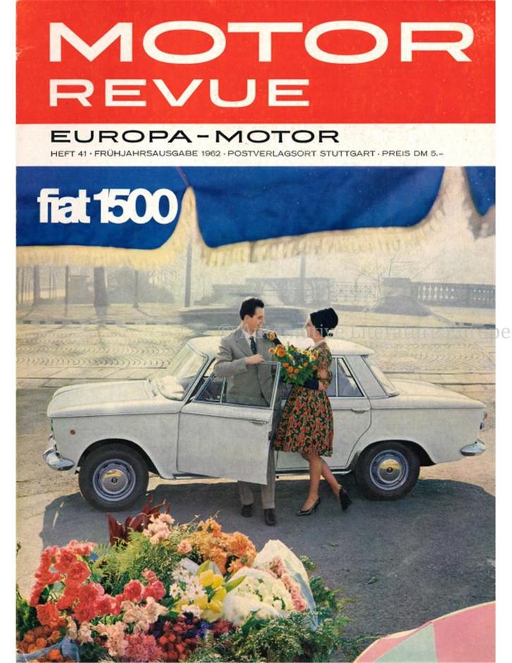 1962 MOTOR REVUE MAGAZINE 41 DUITS, Boeken, Auto's | Folders en Tijdschriften