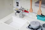 Kinderkeuken grijs met Ledverlichting - inclusief keukeng..., Kinderen en Baby's, Speelgoed | Speelkeukens, Ophalen of Verzenden