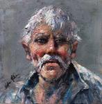 Italiaanse school (XX) - Ritratto di uomo anziano