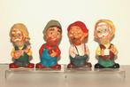 Alps - Daitu Ku - 4 wind-up Dwarves - Opwindspeelgoed -
