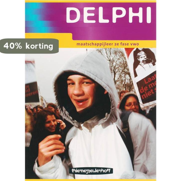 Delphi maarschappijleer 2e fase VWO 9789006482812, Boeken, Schoolboeken, Gelezen, Verzenden