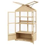 TRUUSK Kas met Plank - Transparante Behuizing - Dakraam - Af, Tuin en Terras, Verzenden, Nieuw